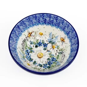 Miska 059, h-6,5cm, Ø–14,5cm<br>Unikat U5290 Pszczółki w Ogrodzie
